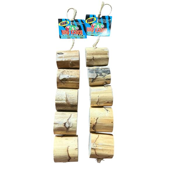 Wesco Fiesta Bird Kabob Shreddable Bird Toy Parrot Large Grande Set of Two NEW - Picture 1 of 4